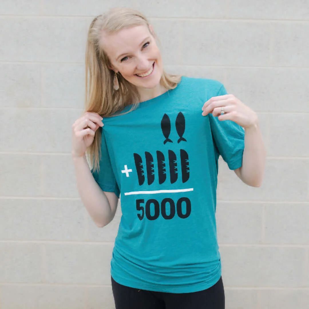 2+5=5000 T-Shirt - Image 4